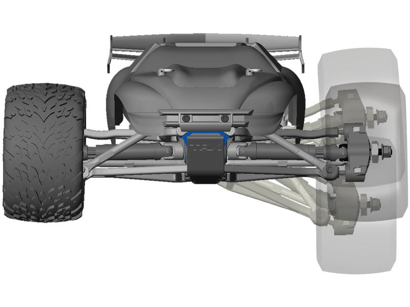 Traxxas E-Revo 1:16 VXL RTR oranžová