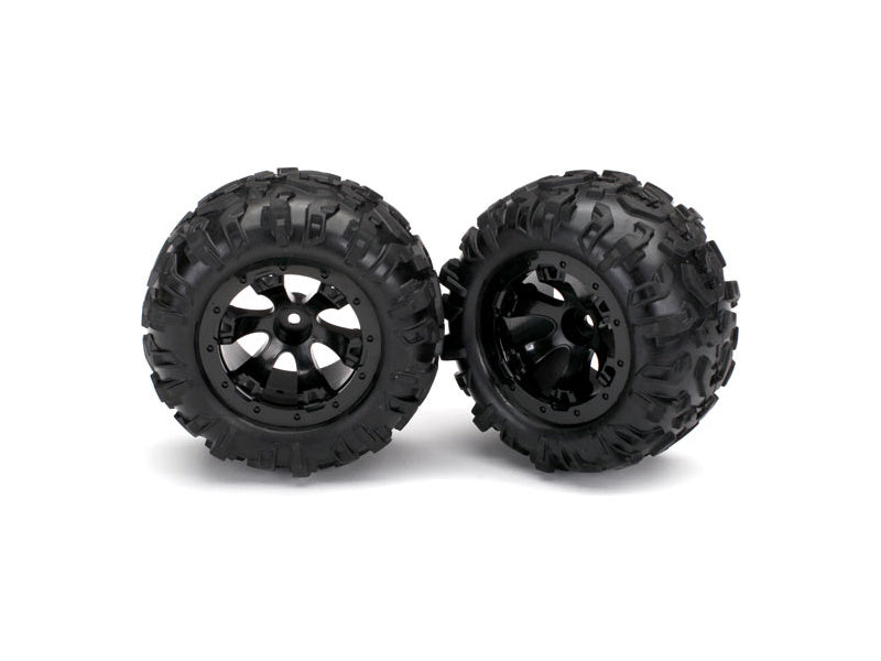 Traxxas kolo 2.2", disk Geode černý, pneu Canyon AT (pár)