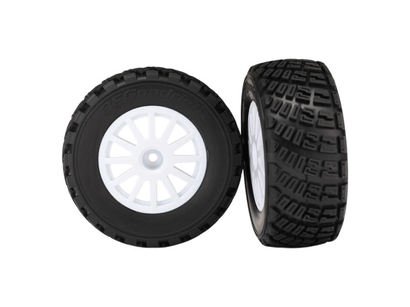 Traxxas kolo 2.2/3.0", disk Rally bílý, pneu Gravel S1 (2)