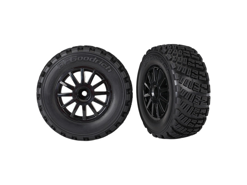 Traxxas kolo 2.2/3.0", disk Rally černý, pneu Gravel (2)
