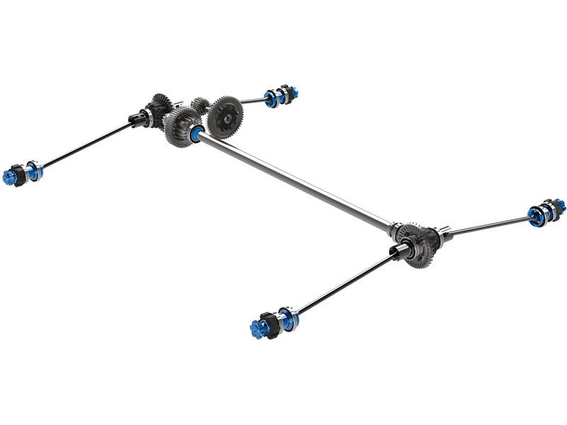 Traxxas X-Maxx 8S Belted 1:5 4WD RTR modrý