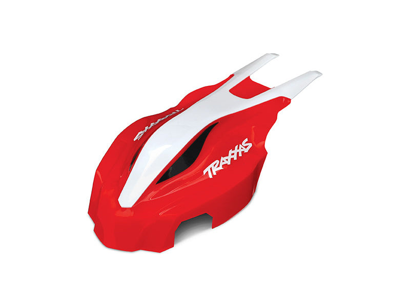 Traxxas kapotáž přední červená/bílá: Aton