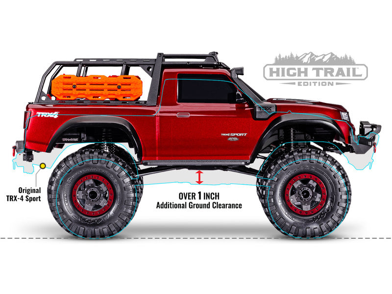 Traxxas TRX-4 Sport High Trail Edition 1:10 RTR červená
