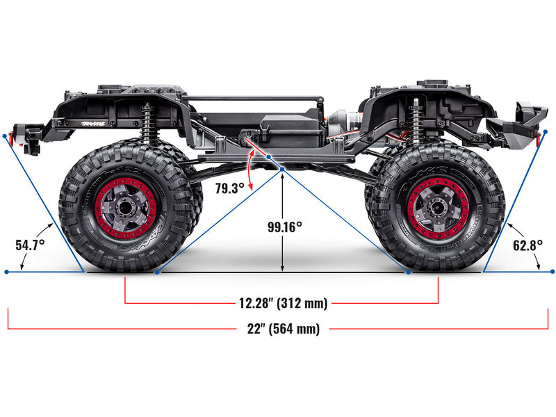 Traxxas TRX-4 Sport High Trail Edition 1:10 RTR modrá