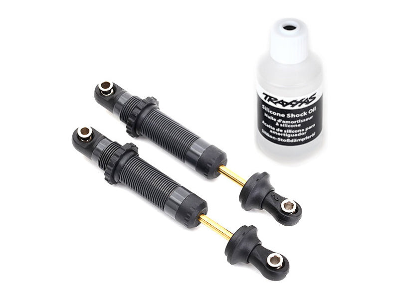 Traxxas tlumič GTS hliník/PTFE, TiN pístnice (2)