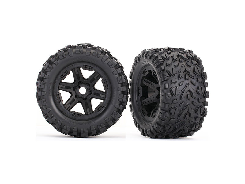 Traxxas kolo 3.8", disk černý, pneu Talon EXT (pár)