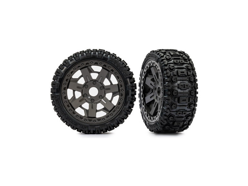 Traxxas kolo 3.0", disk šedý, pneu Sledgehammer (2)