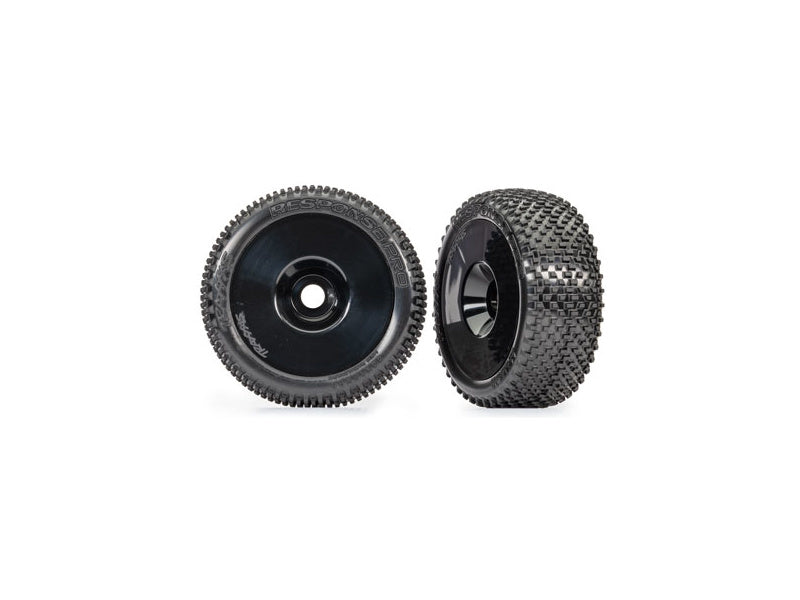 Traxxas kolo 3.0", disk černý, pneu Response Pro (2)