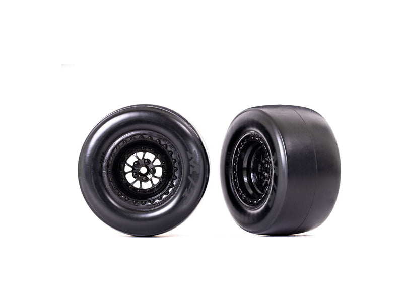 Traxxas kolo, disk Weld lesklý černý, pneu smoke (2) (zadní)