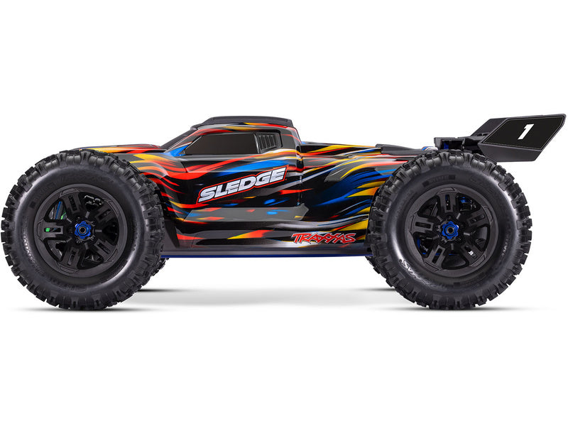 Traxxas Sledge 1:8 RTR modrý s belted pneu