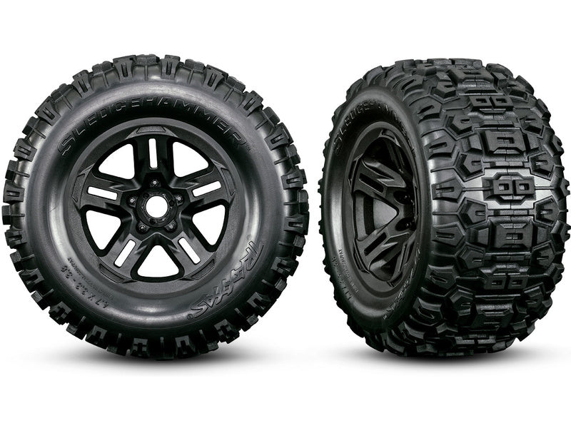 Traxxas Sledge 1:8 RTR červený s belted pneu