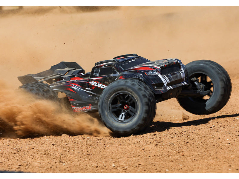 Traxxas Sledge 1:8 RTR modrý s belted pneu