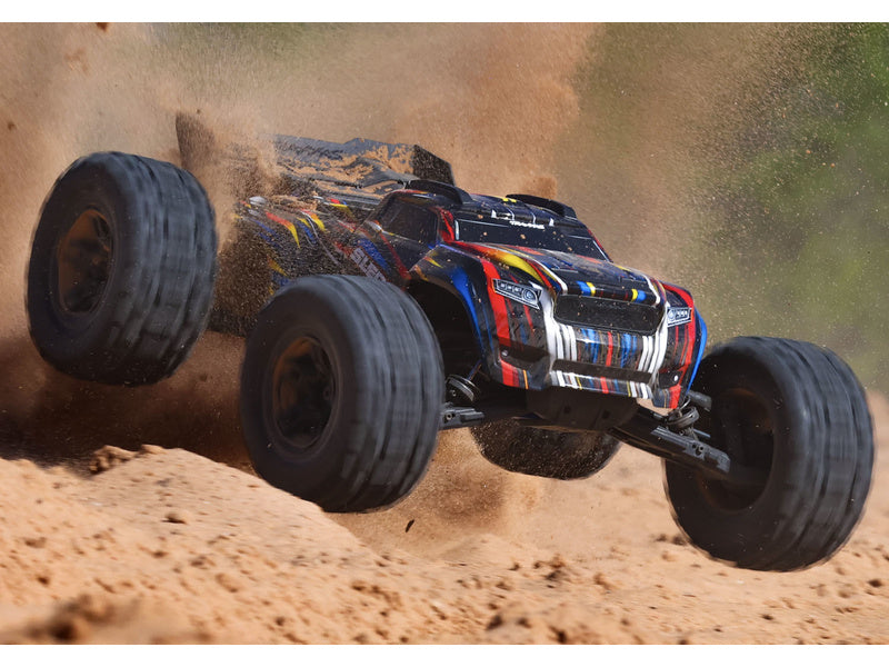 Traxxas Sledge 1:8 RTR červený s belted pneu