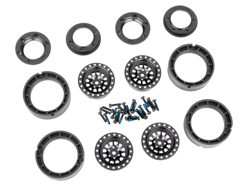 Traxxas disk 1.0” hliníkový černý (4)