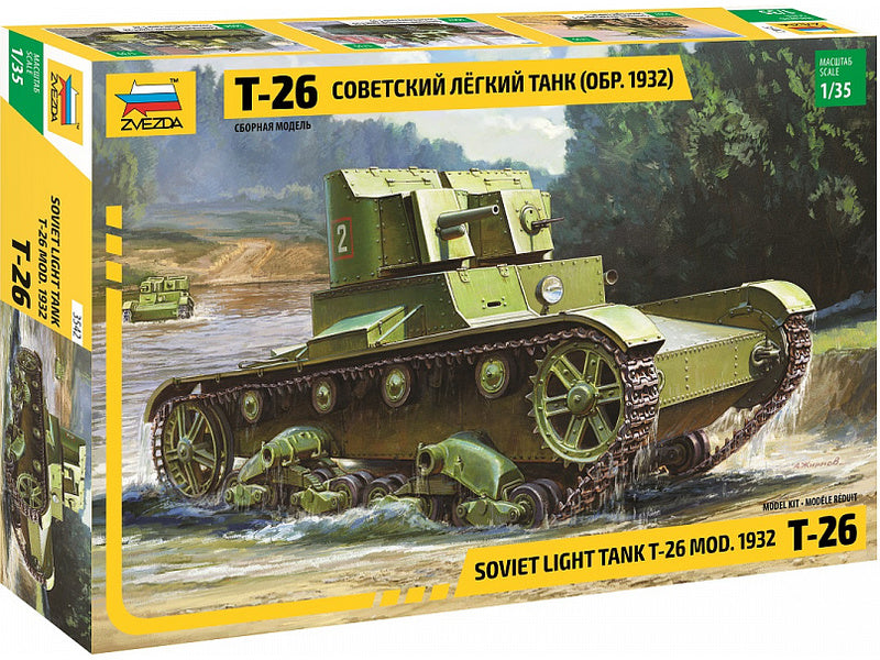 Zvezda T-26 verze 1932 (1:35)