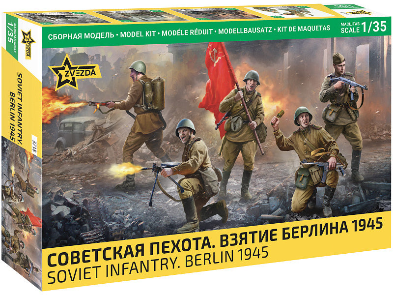 Zvezda Soviet Infantry Berlin 1945 (1:35)