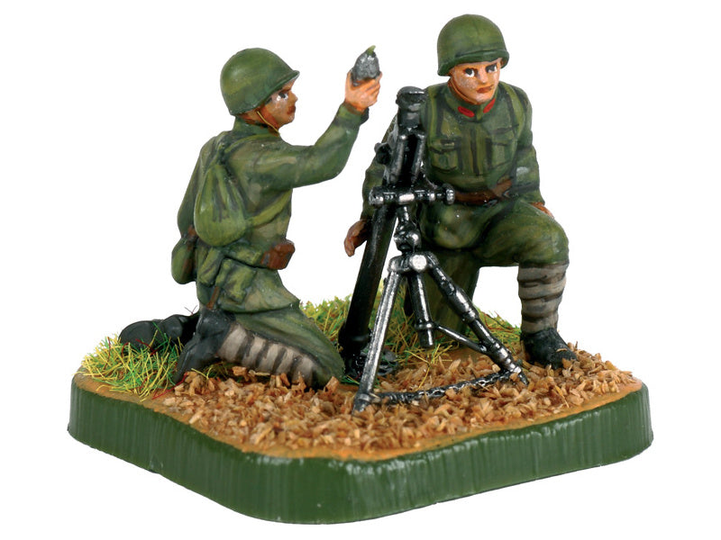 Zvezda figurky - sovětský 82mm minomet s vojáky (1:72)