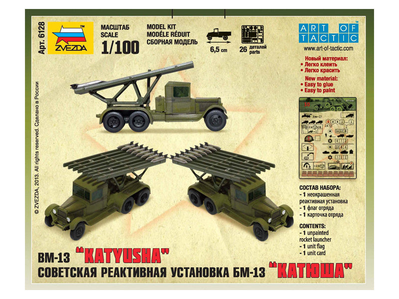 Zvezda Snap Kit - BM-13 Kaťuša (1:100)