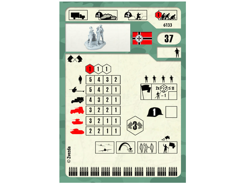 Zvezda figurky - německé velitelství (1:72)