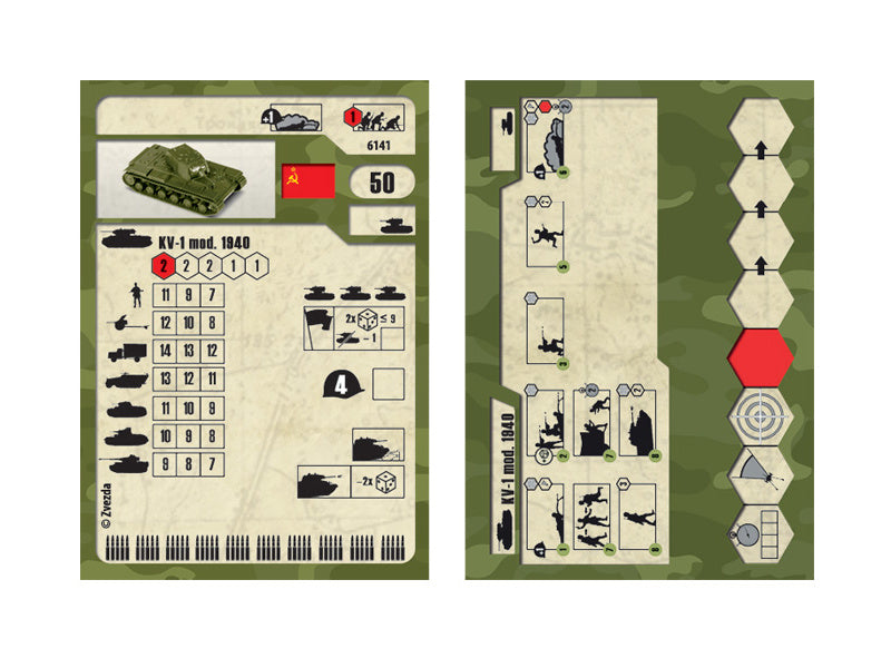 Zvezda Snap Kit - KV-1 (1:100)