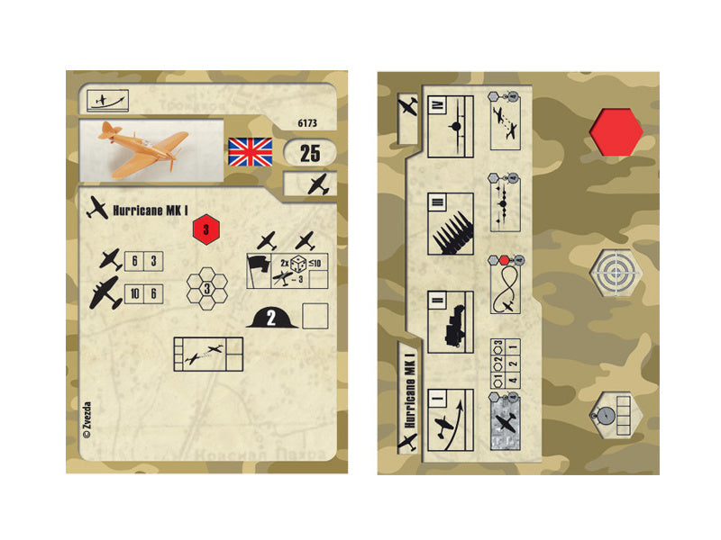 Zvezda Snap Kit - Hawker Hurricane Mk-1 (1:144)