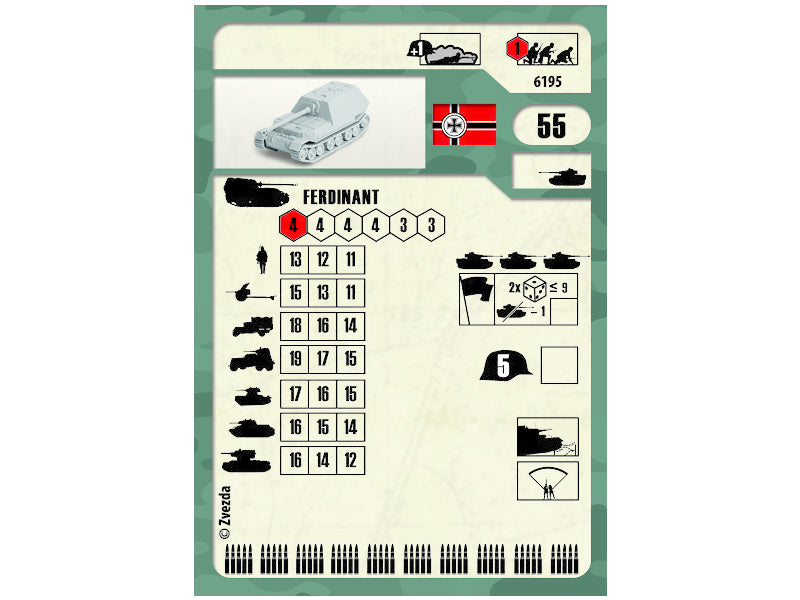 Zvezda Snap Kit - SdKfz 184 Ferdinand (1:100)