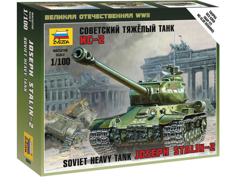 Zvezda Snap Kit - IS-2 (1:100)