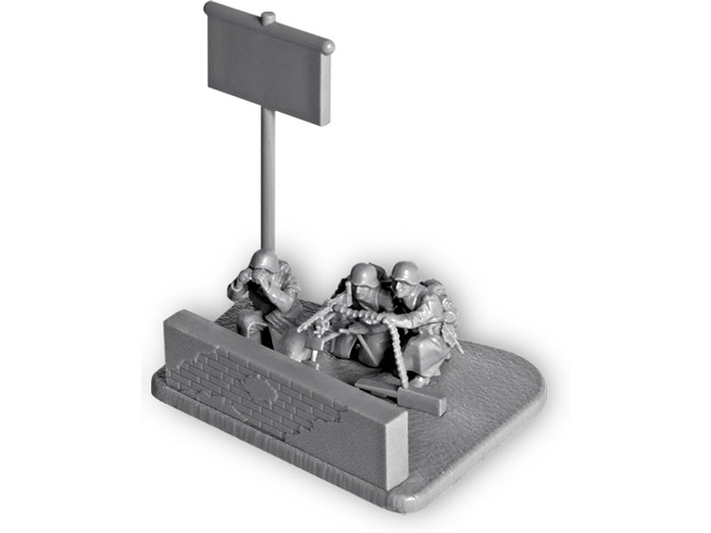 Zvezda figurky Ger. Machine-gun with Crew (Winter Uniform) (1:72)