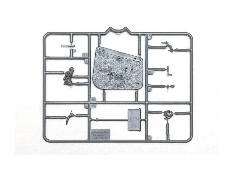 Zvezda figurky Ger. Machine-gun with Crew (Winter Uniform) (1:72)