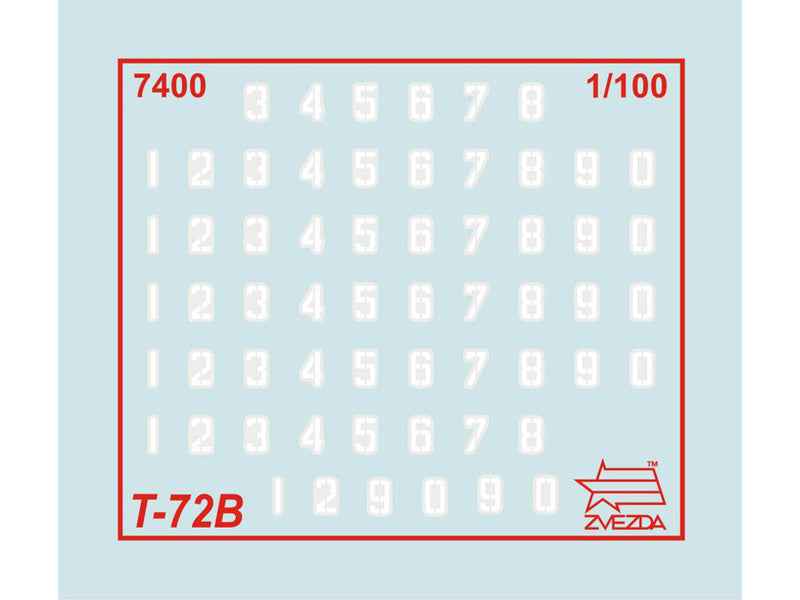 Zvezda Snap Kit - T-72 (1:100)