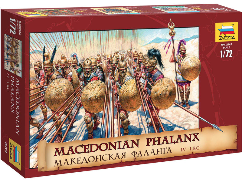 Zvezda figurky Macedonian Phalanx (1:72)