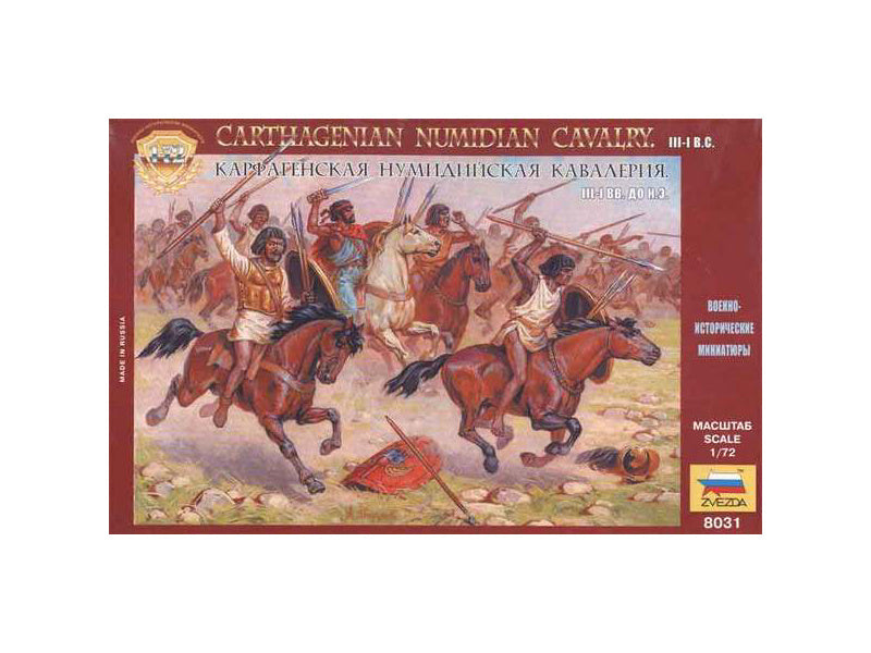 Zvezda figurky Carthagenian Numidian Cavalry (1:72)