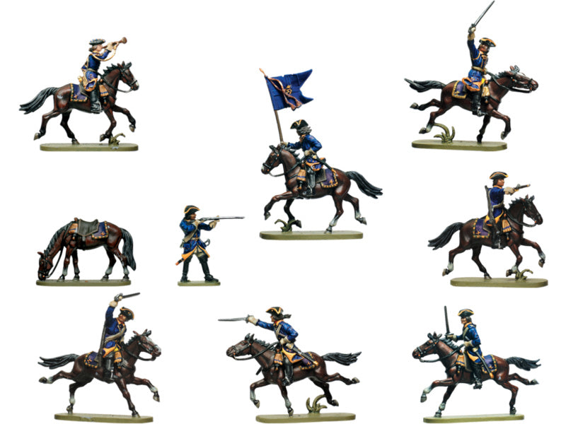 Zvezda figurky - švédští dragouni (1:72)