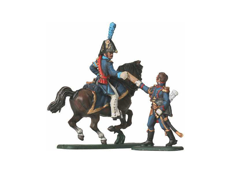 Zvezda figurky - French Napoleonic HQ Staff (1:72)