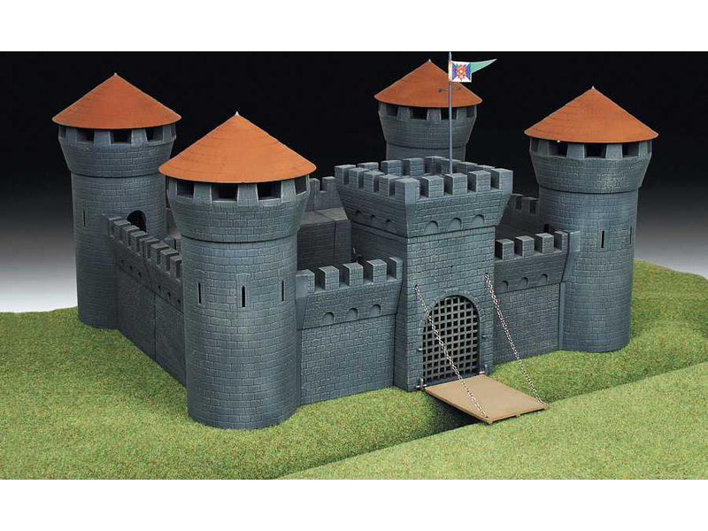 Zvezda diorama - středověká kamenná pevnost (RR) (1:72)
