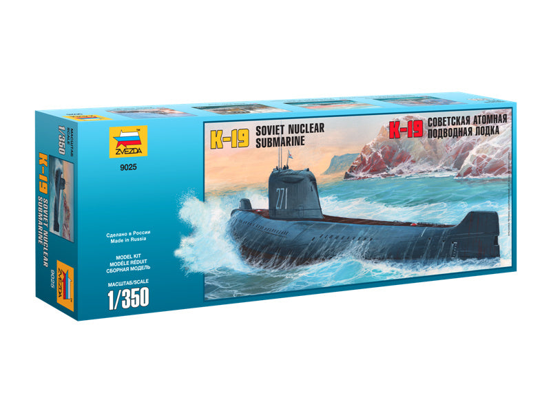 Zvezda K-19 Soviet Nuclear Submarine "Hotel" Class (1:350)