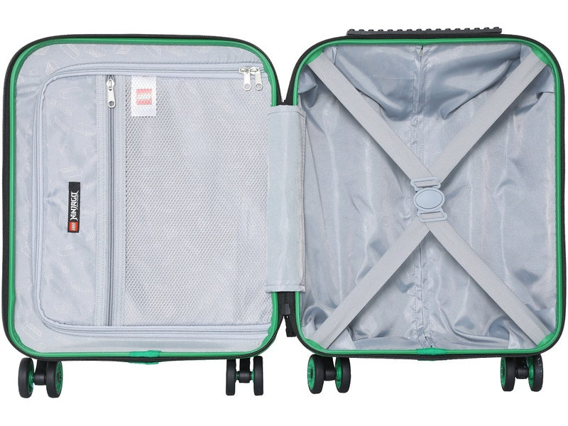 LEGO Luggage Cestovní kufr Play Date 16" - Ninjago Green