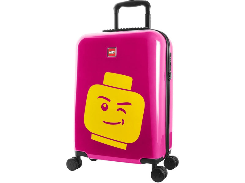 LEGO Luggage Cestovní kufr ColourBox Minifigure Head 20" - malinový