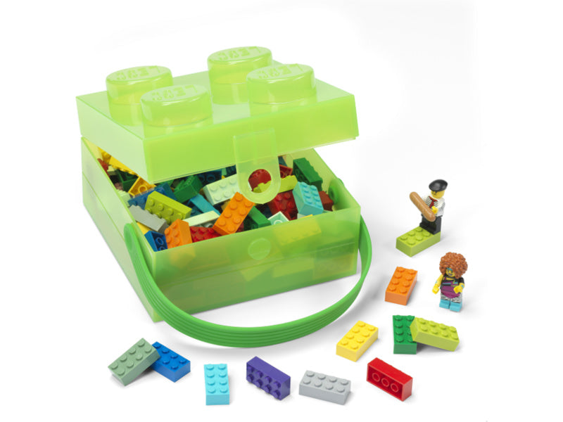 LEGO box s rukojetí 166x165x117mm - modrý