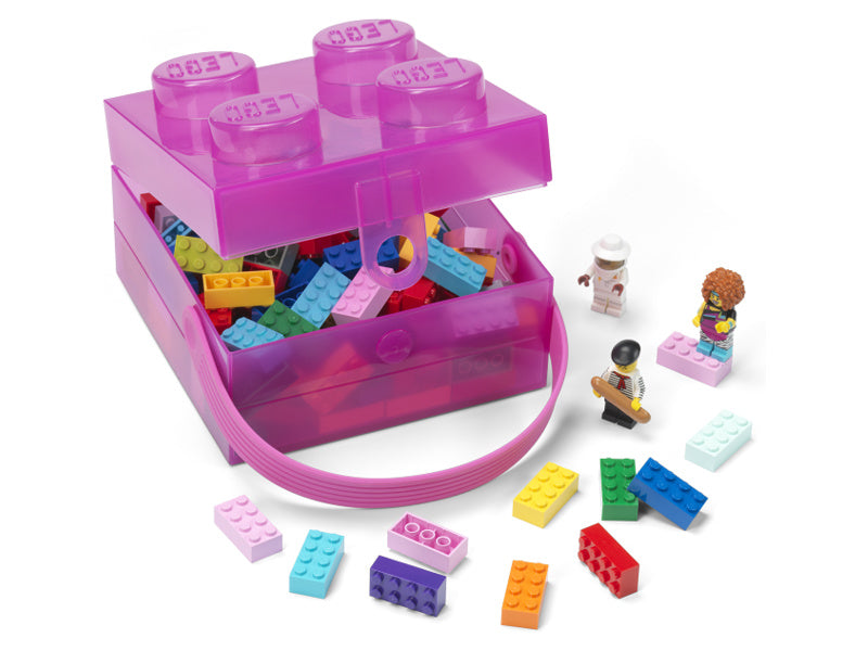 LEGO box s rukojetí 166x165x117mm - černý