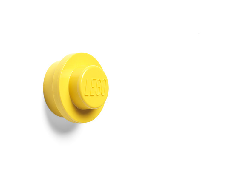 LEGO věšák na zeď (3 ks) - bílá, světle modrá, růžová