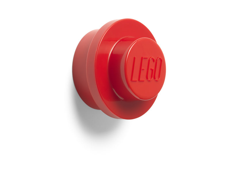 LEGO věšák na zeď (3 ks) - bílá, světle modrá, růžová