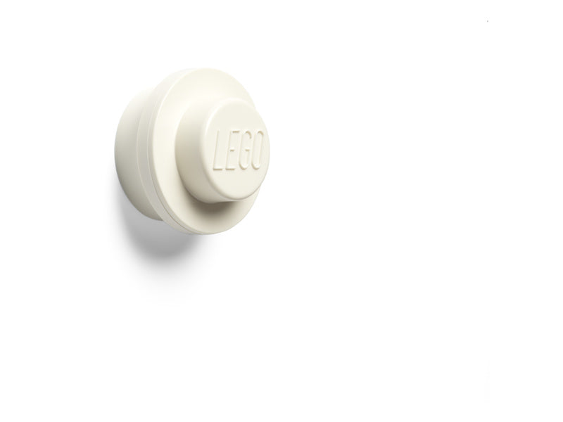 LEGO věšák na zeď (3 ks) - bílá, světle modrá, růžová