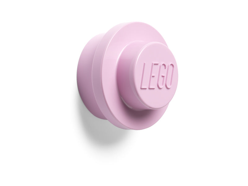 LEGO věšák na zeď (3 ks) - bílá, světle modrá, růžová
