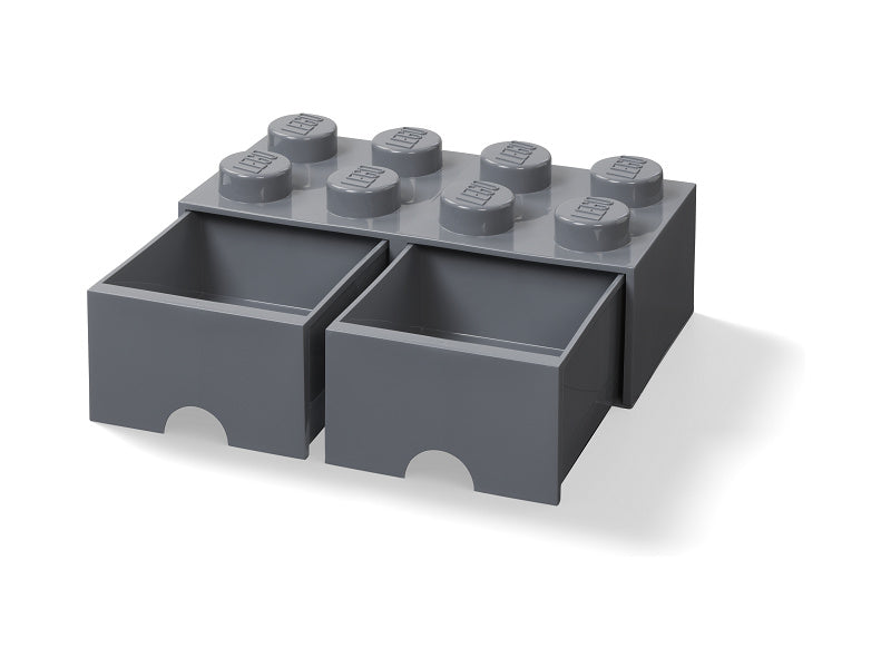 LEGO úložný box s šuplíky 250x500x180mm - žlutý
