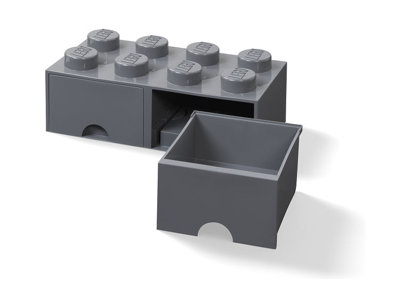 LEGO úložný box s šuplíky 250x500x180mm - modrý