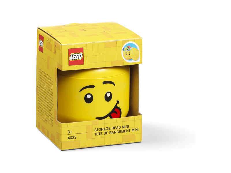 LEGO Storage Head mini - šťastný chlapec